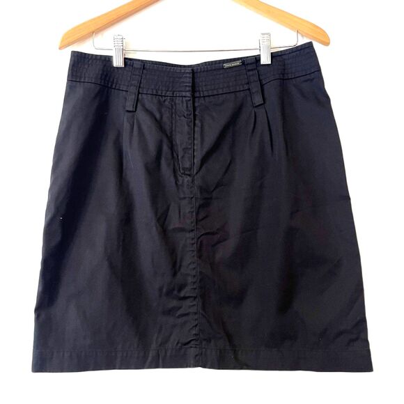 Ted Baker Black Mini Skirt Size 3/US 8 Pencil Cotton Office Work Minimal - Picture 1 of 7
